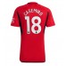 Manchester United Casemiro #18 Kopio Koti Pelipaita 2023-24 Lyhyet Hihat